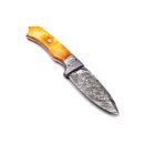Camping Knife with Damascus Steel