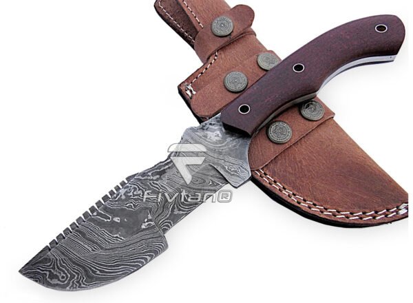 Mystic Tracker knife with wood handle Best Fixed Blade Knife