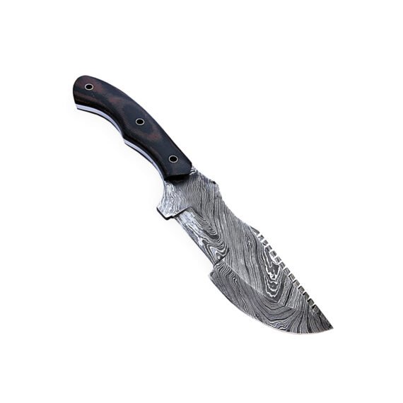 Retro Tracker knife with Micarta handle
