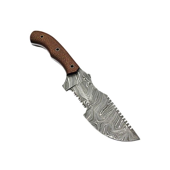 Seeker Tracker Knife with Wood Handle