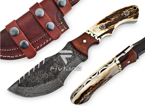 Waltz Tracker Knife with Stag Horn Handle The Tracker Tom Brown