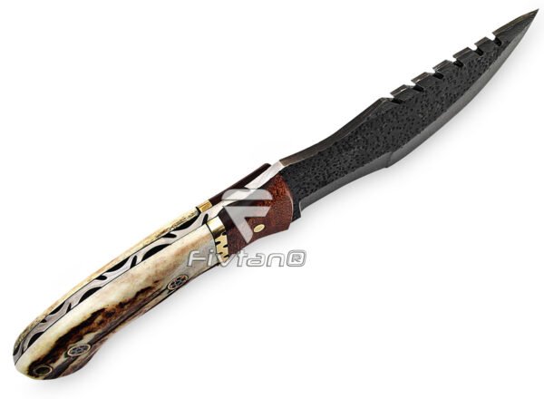 Waltz Tracker Knife with Stag Horn Handle Hunting Knife