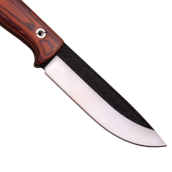 Holstered Knife with wooden handle