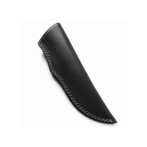 Black Leather knife sheath for fixed blade knife sheath